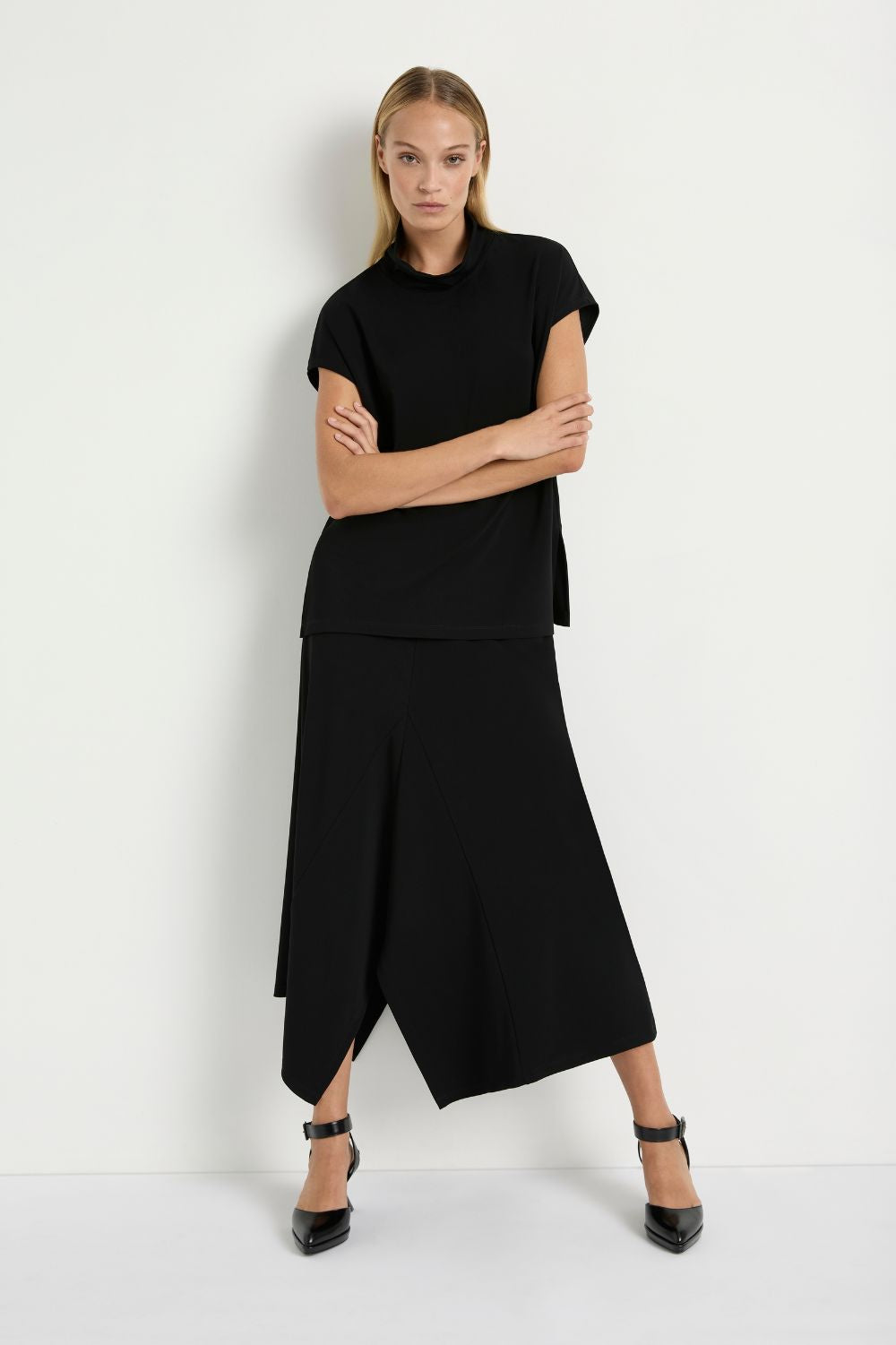 Mela Purdie Trapeze Skirt | Black_Silvermaple Boutique