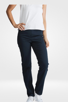 Straight Pant Microprene | Navy - Silvermaple Boutique