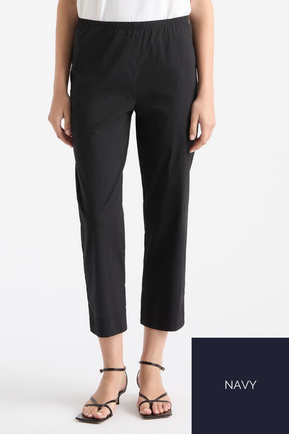 Mela Purdie Cropped Pant | French Navy_Silvermaple Boutique