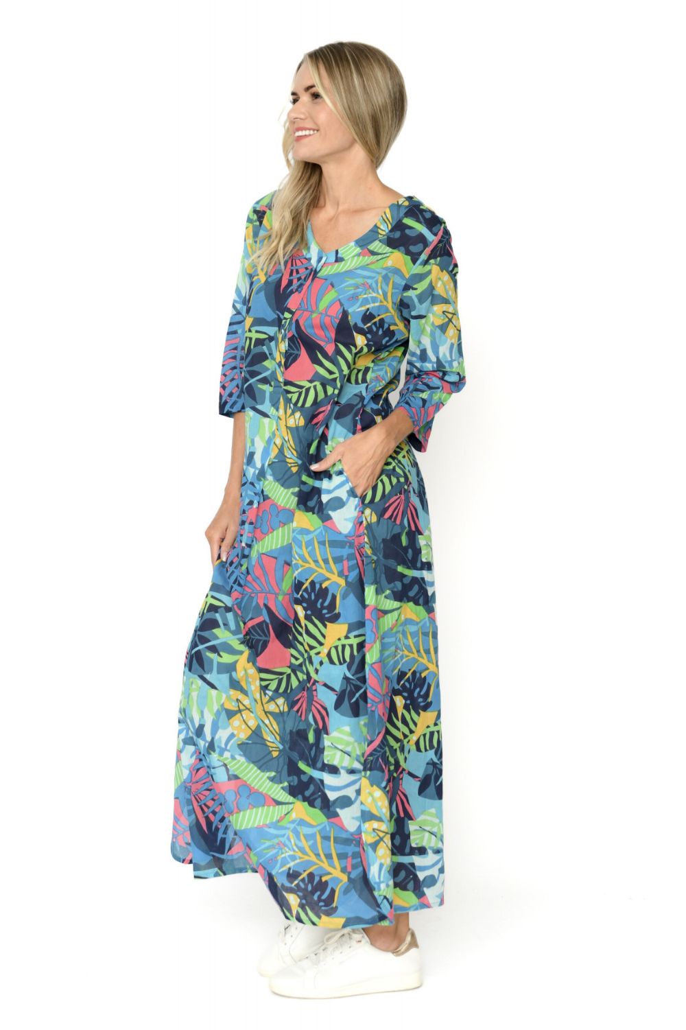 Fashion Express Melina Maxi Dress | Jungle Pop_Silvermaple Boutique