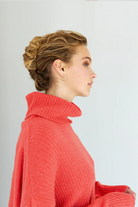 Mia Fratino Ribbed Roll Neck | Papaya_Silvermaple Boutique