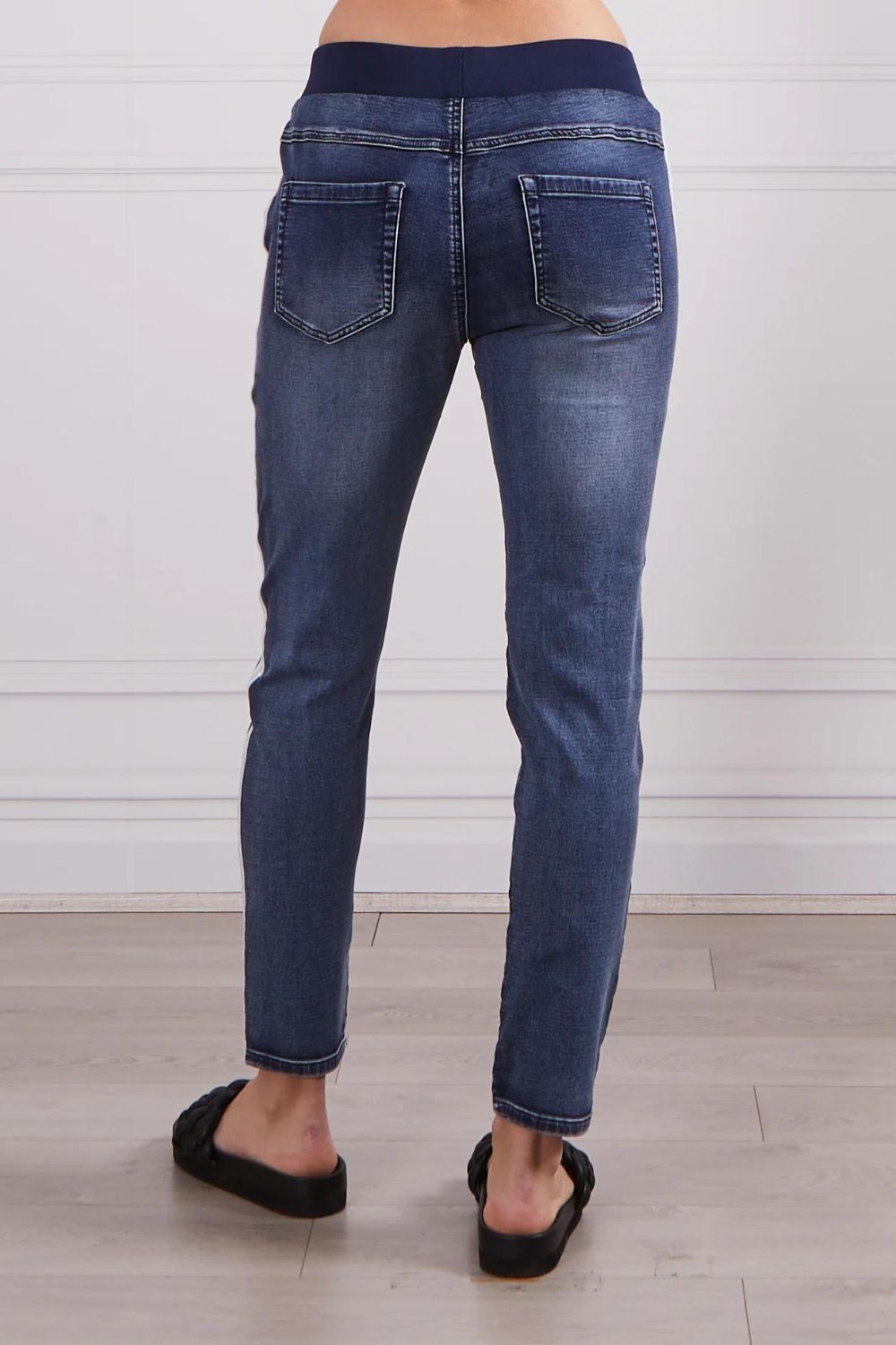 Monaco Boston Denim Jogger | Dark Blue Wash_Silvermaple Boutique