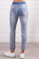 Monaco Boston Denim Jogger | Light Blue Wash_Silvermaple Boutique