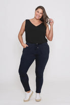 Riley Denim Jogger | Ink Silvermaple Boutique