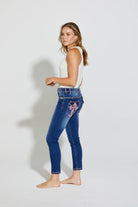 New London Jeans Nottingham Jean | Denim/Apricot_Silvermaple Boutique