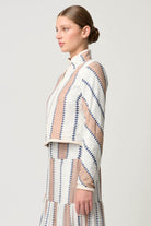 Once Was Delray Reversible Jacket | Ink Flè / Cayman Stripe_Silvermaple Boutique