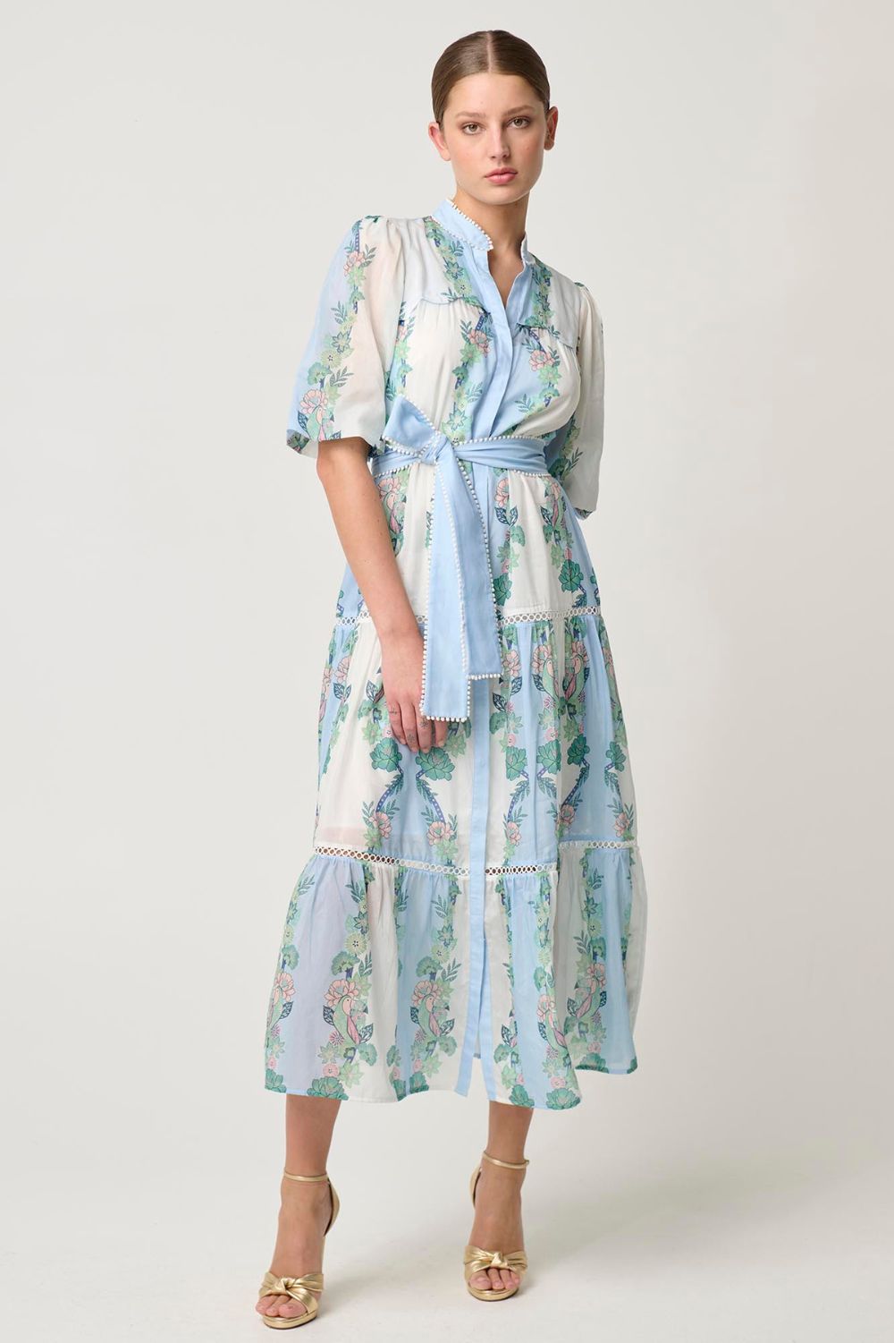 Once Was Kaylani Tiered Maxi Dress | Paradi Flè Print_Silvermaple Boutique