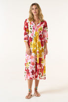 Oneseason Long Poppy Dress | Flamenco Yellow_Silvermaple Boutique