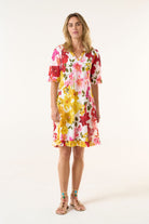 Oneseason Middy Indi Dress | Flamenco Yellow_Silvermaple Boutique