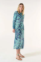 Oneseason Long Genie Dress | Brazil Blue_Silvermaple Boutique