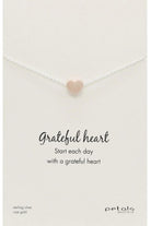 Petals Australia Grateful Heart Necklace | Rose Gold _Silvermaple Boutique