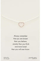 Petals Australia Remember Open Heart Necklace | Multi_Silvermaple Boutique