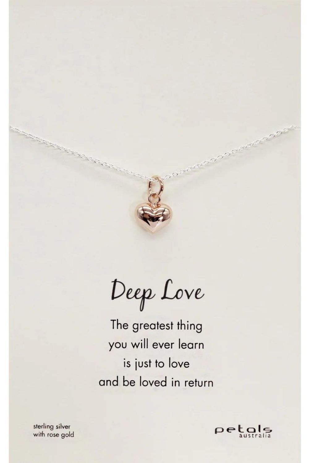 Petals Australia Deep Love Heart Necklace | Multi _Silvermaple Boutique