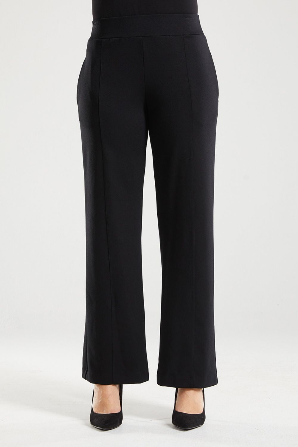 Philosophy Wide Length Pant | Black_Silvermaple Boutique