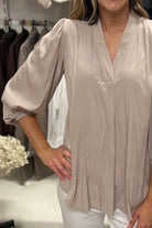 Philosophy Maple Blouse | Praline - Silvermaple Boutique