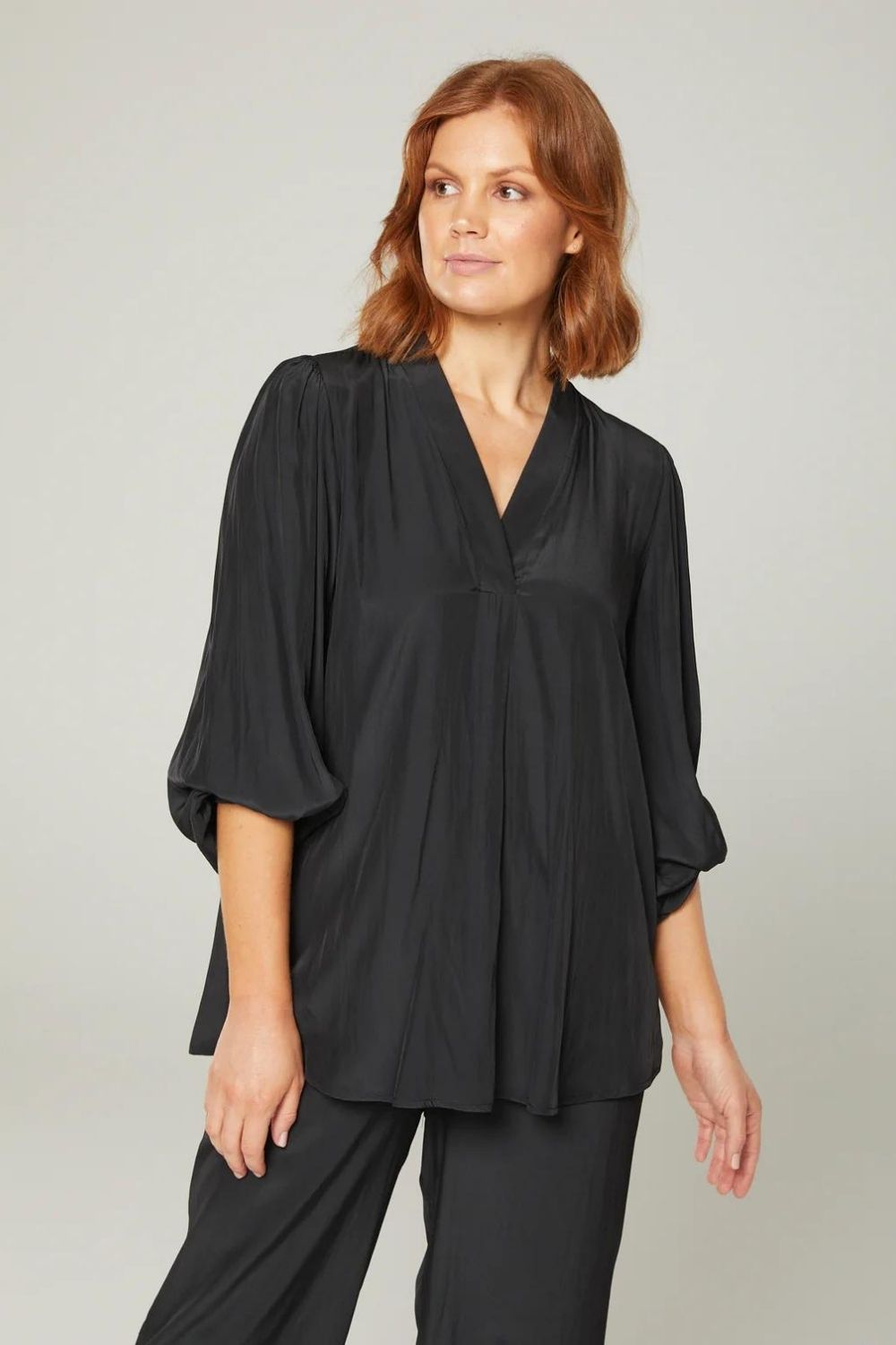 Philosophy Maple Billow Tunic | Black_Silvermaple Boutique