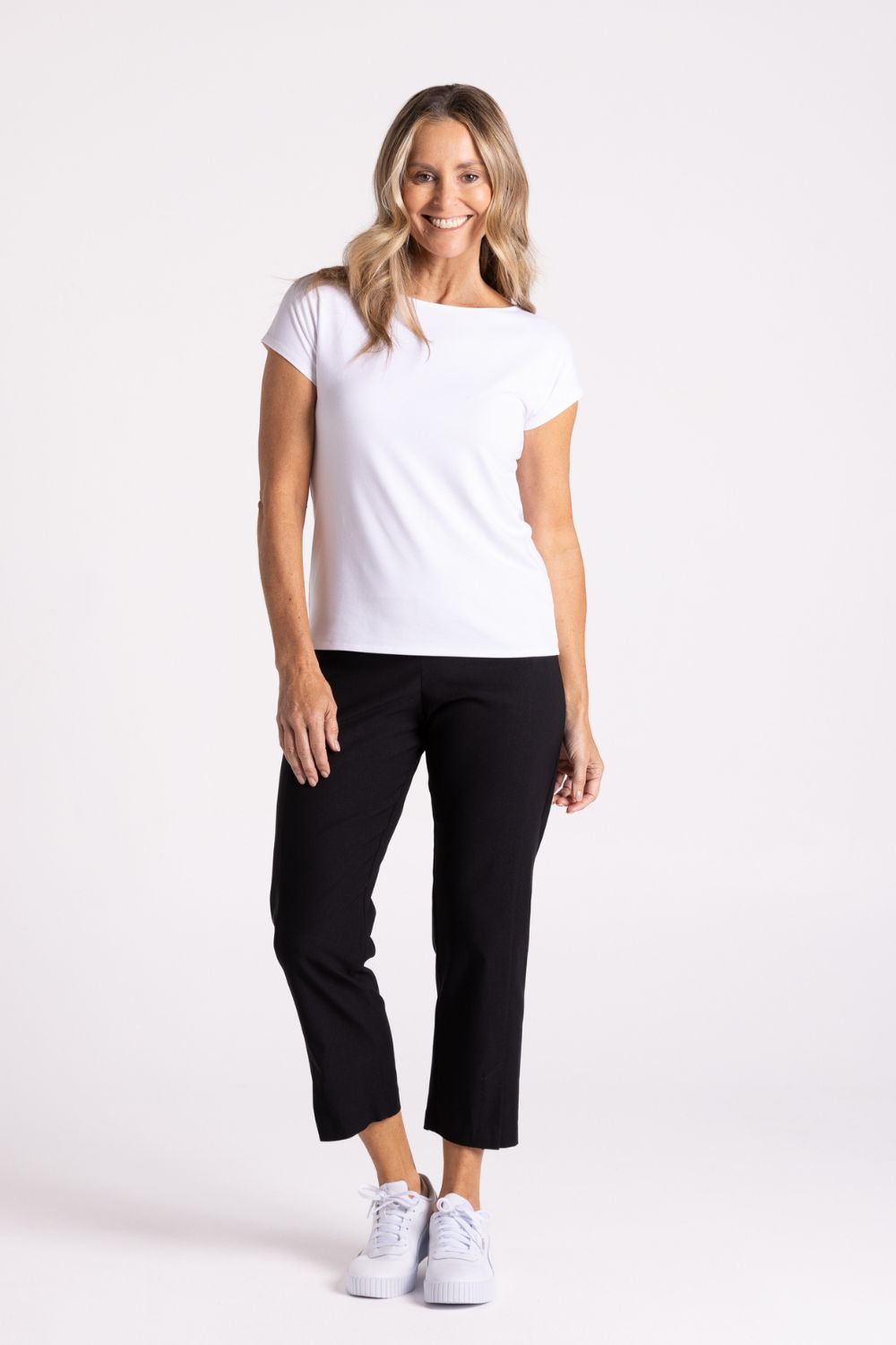 Philosophy Prix 7/8 Split Pant | Black_Silvermaple Boutique