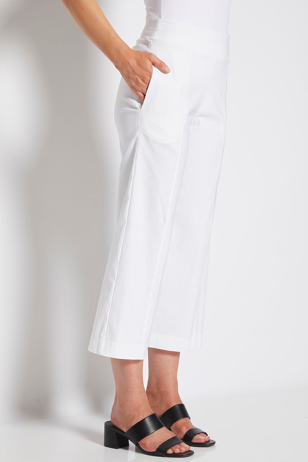 Philosophy Larrie 7/8 Culotte Pant | White Silvermaple Boutique