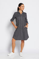 Philosophy Rierra Spot Dress | Black Spot_Silvermaple Boutique