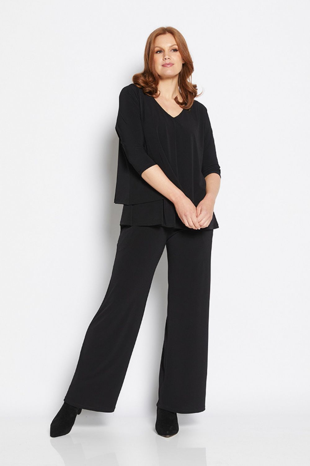 Philosophy Paltrow Wide Leg Pant | Black _Silvermaple Boutique