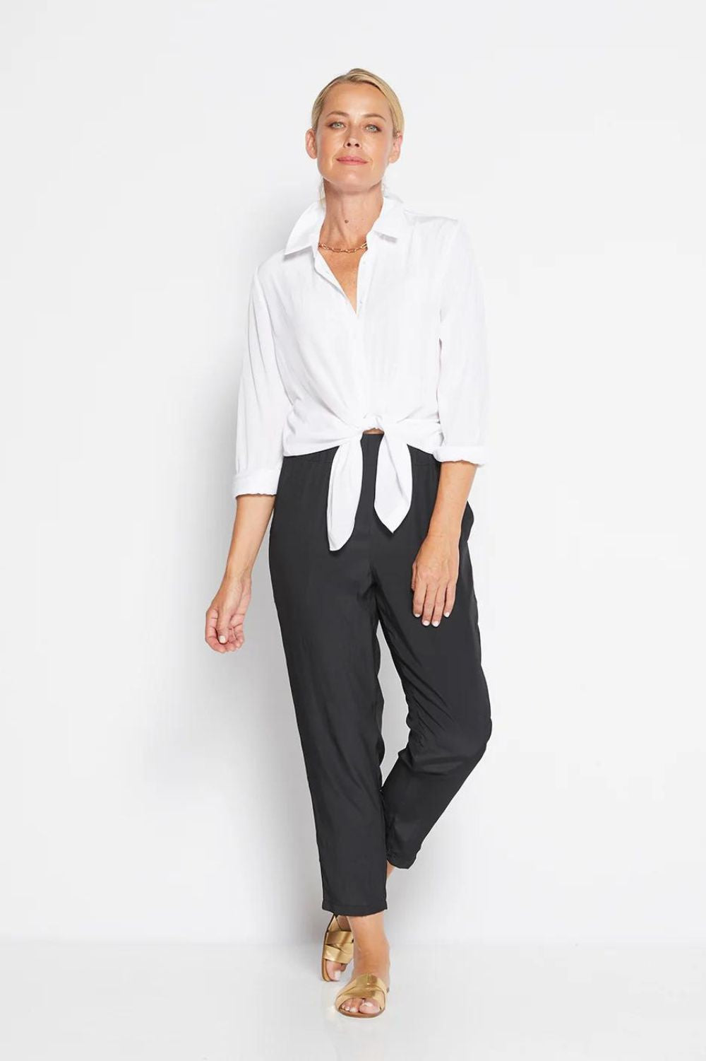 Philosophy Norah Slim Pant | Black_Silvermaple Boutique