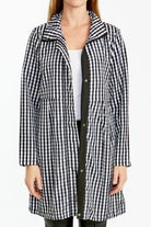 Pingpong Check Anorak Jacket | Black/White Check _Silvermaple Boutique