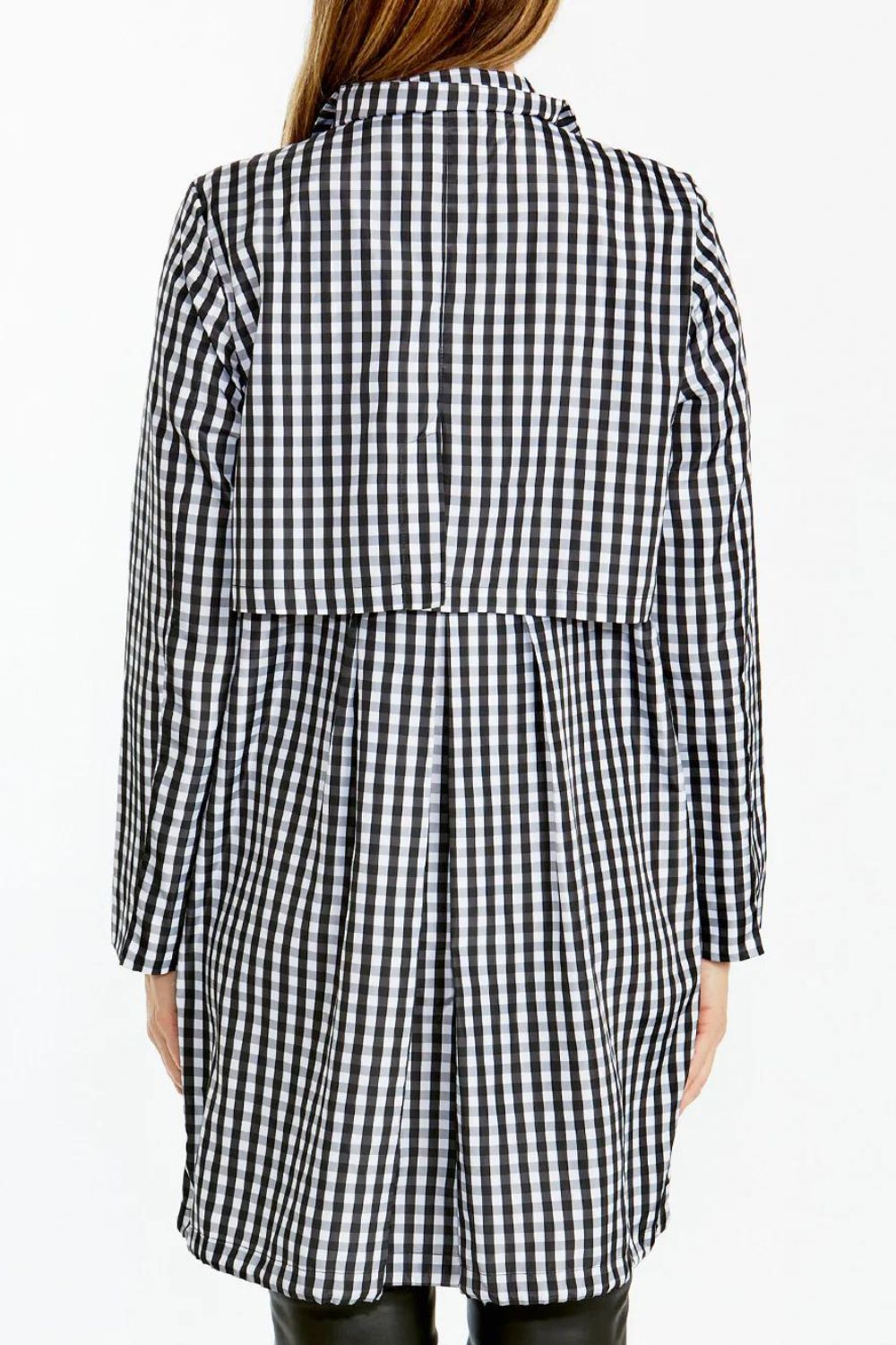 Pingpong Check Anorak Jacket | Black/White Check _Silvermaple Boutique