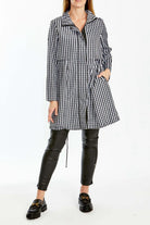 Pingpong Check Anorak Jacket | Black/White Check _Silvermaple Boutique