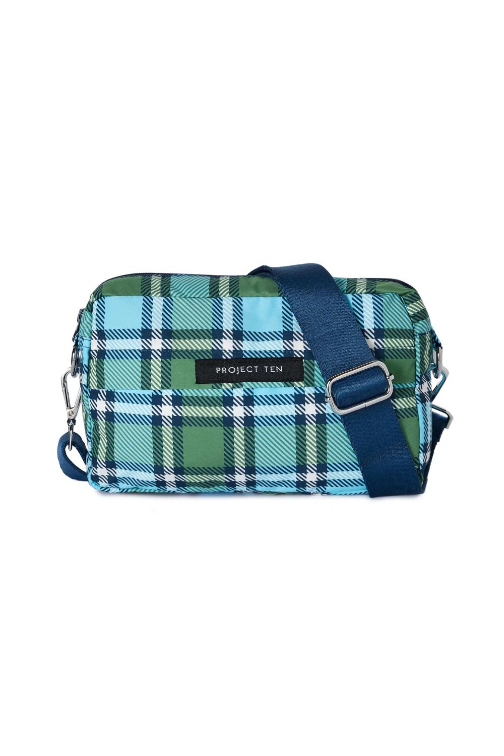 Project Ten Raincoat In Crossbody Bag | Tartan_Silvermaple Boutique