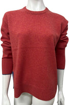 Contrast Trim Pullover | Melon/Cornflower - Silvermaple Boutique