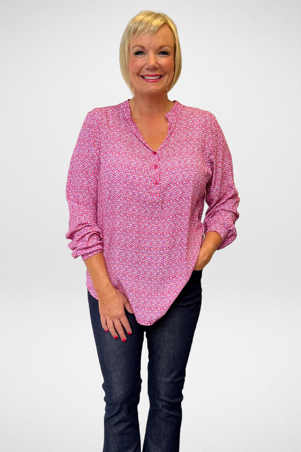 Silvermaple Boutique Sofia Shirt | Cheetah Pink/Purple _Silvermaple Boutique 