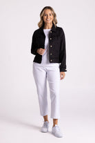 Silvermaple Collection Samantha Fray Edge Jacket | Black_Silvermaple Boutique