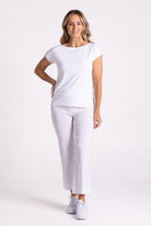 Silvermaple Collection The Ultimate Wide Leg Pant | White_Silvermaple Boutique