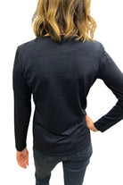 Silvermaple Collection Belle Long Sleeve Merino | Navy_Silvermaple Boutique