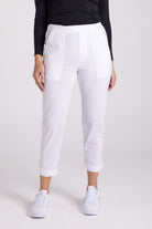 Silvermaple Collection The Ultimate 7/8 Cuff Pant | White