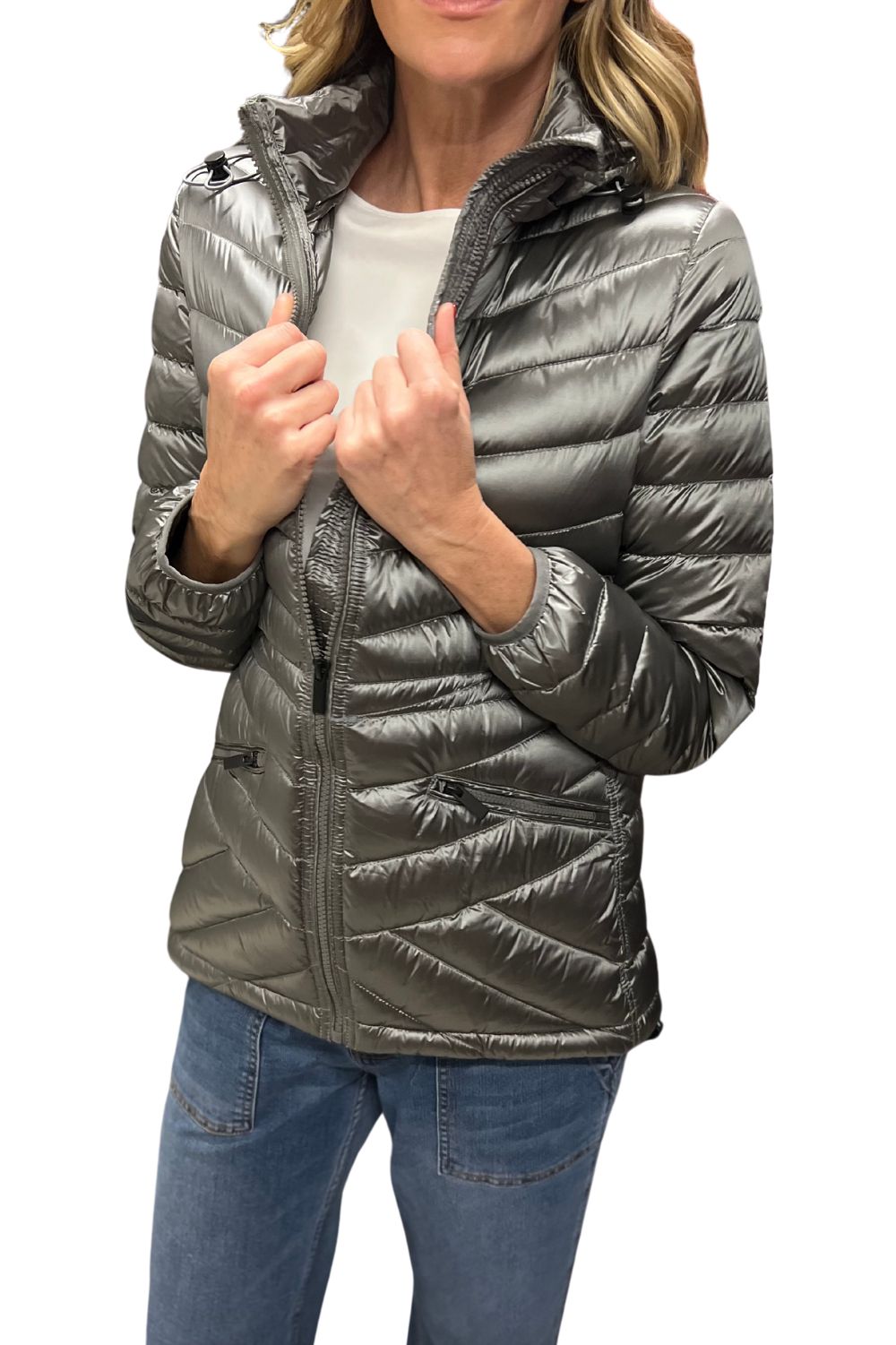 Silvermaple Boutique Down Filled Puffer Jacket | Platinum_Silvermaple Boutique