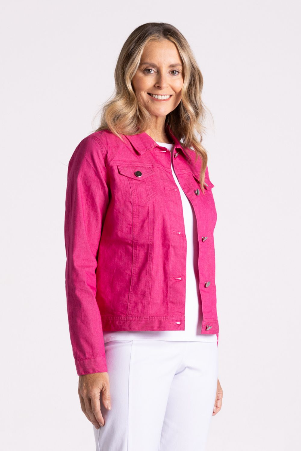 Silvermaple Collection Kate Jacket | Hot Pink