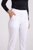 Silvermaple Collection The Ultimate 7/8 Cuff Pant | White