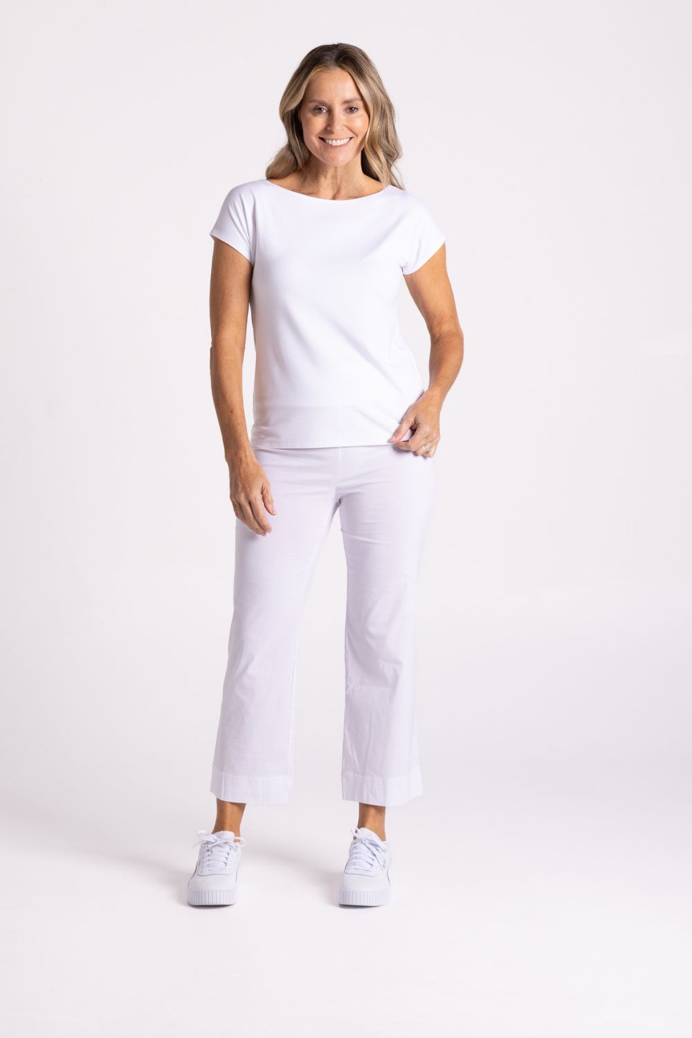 Silvermaple Collection The Ultimate Wide Leg Pant | White_Silvermaple Boutique