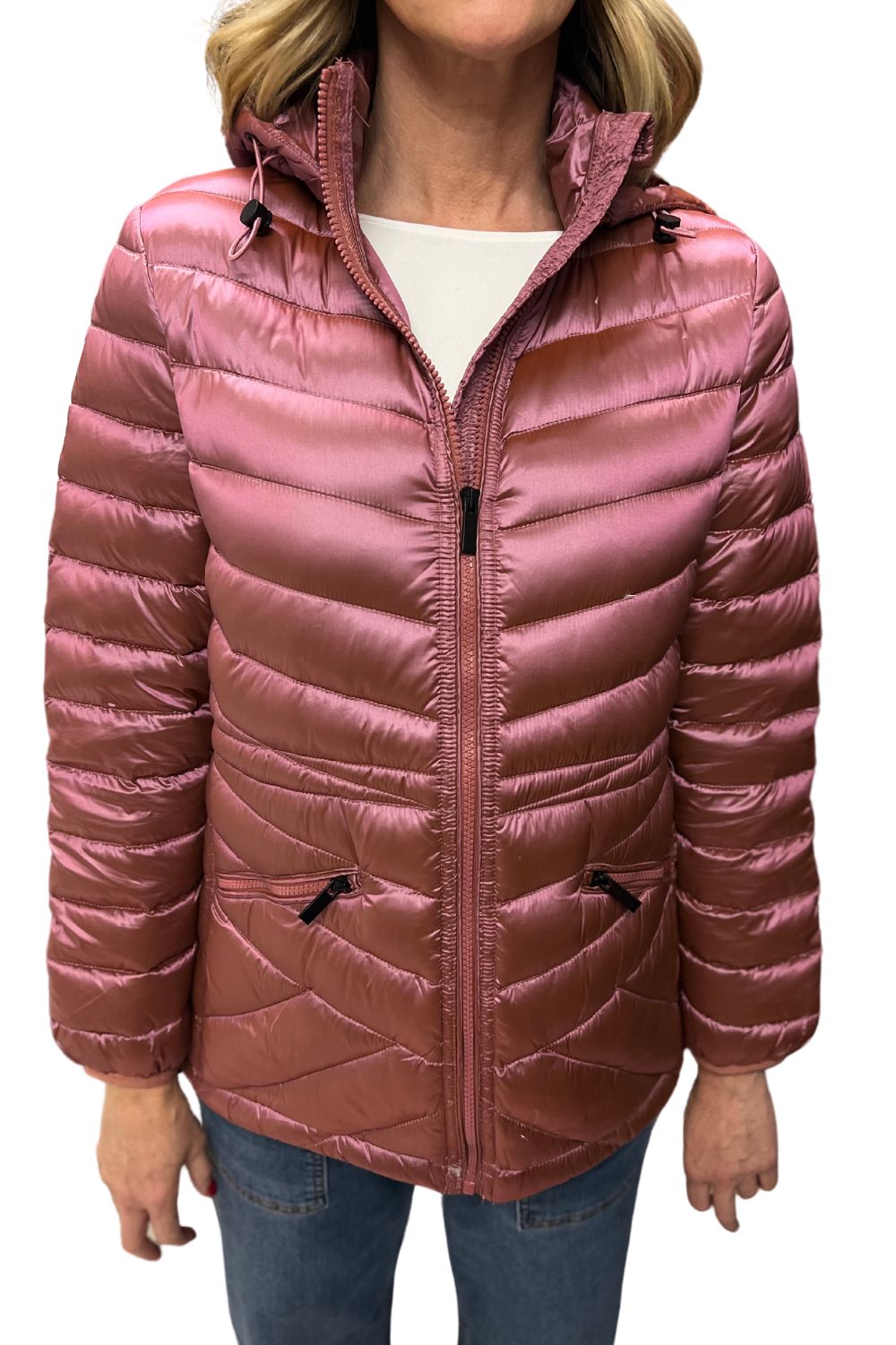 Silvermaple Collection Down Filled Puffer Jacket | Rose_Silvermaple Boutique