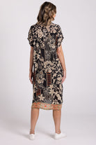 Silvermaple Collection Grace Button Dress | Oriental Garden