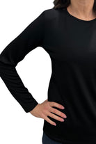 Silvermaple Collection Belle Long Sleeve Merino | Black_Silvermaple Boutique