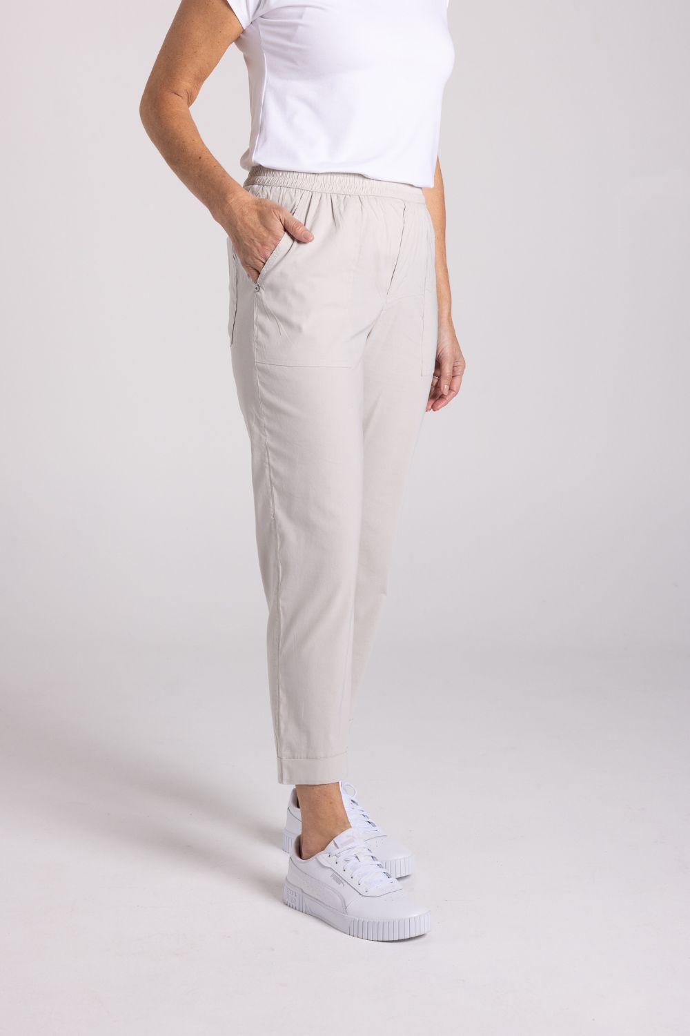 Silvermaple Collection The Ultimate 7/8 Cuff Pant | Sand