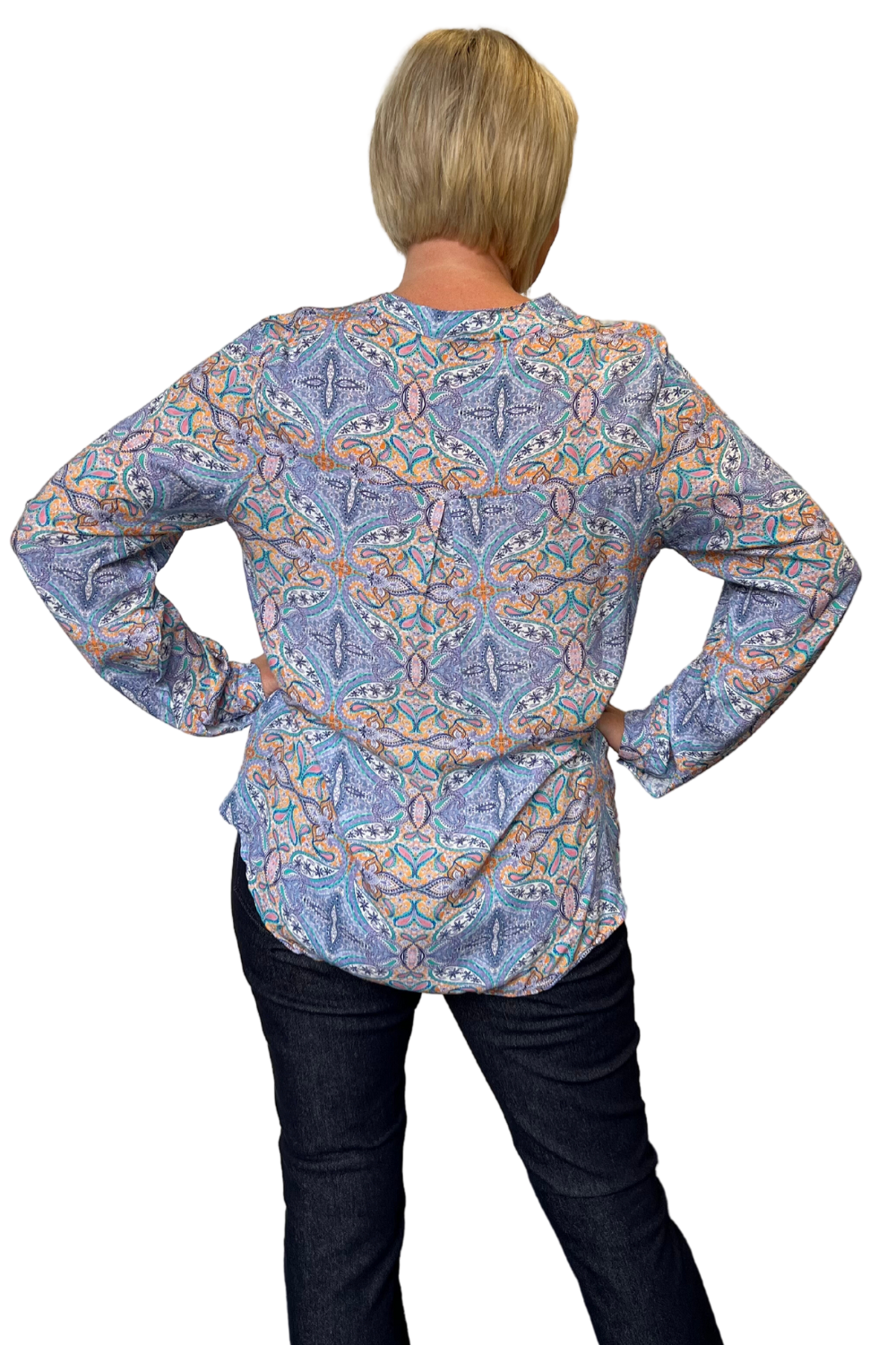 Silvermaple Boutique Allegra Shirt | Paisley Purple Multi _Silvermaple Boutique 