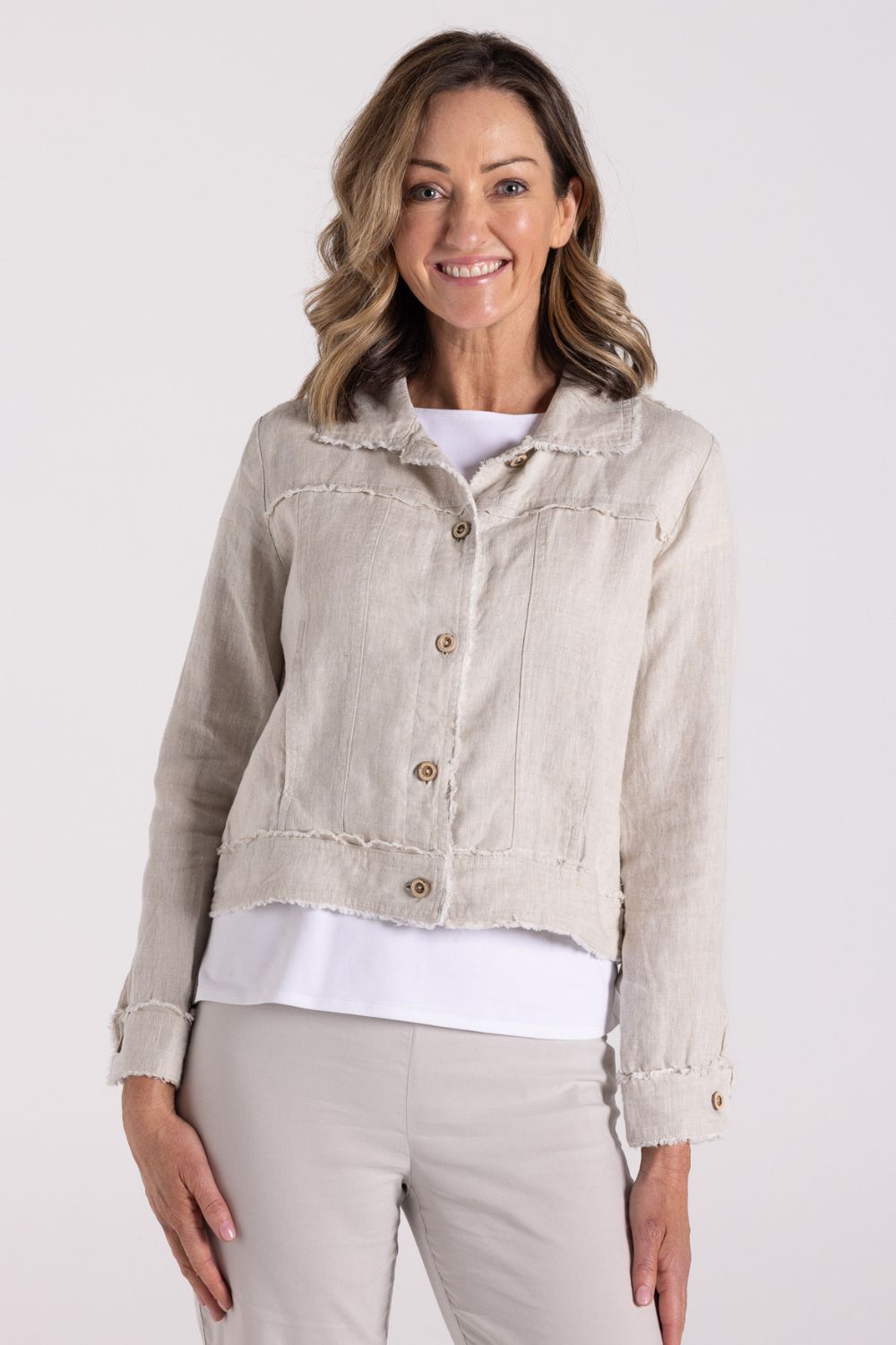 Silvermaple Collection Samantha Fray Edge Jacket | Natural 