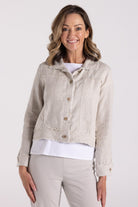 Silvermaple Collection Samantha Fray Edge Jacket | Natural 