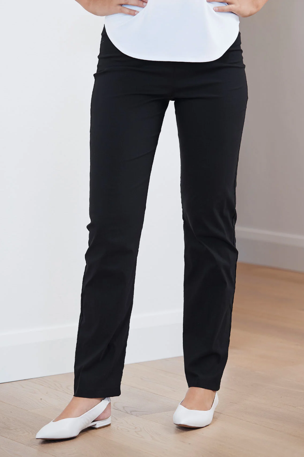 Mela Purdie Mela Purdie Straight Pant Microprene | Black 