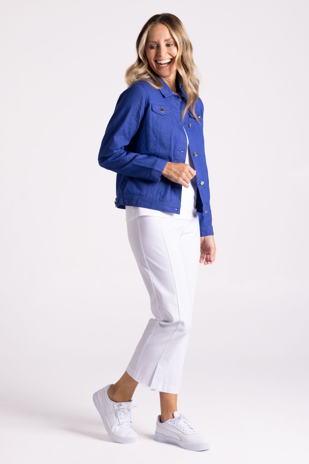 Silvermaple Collection Kate Jacket | Sapphire