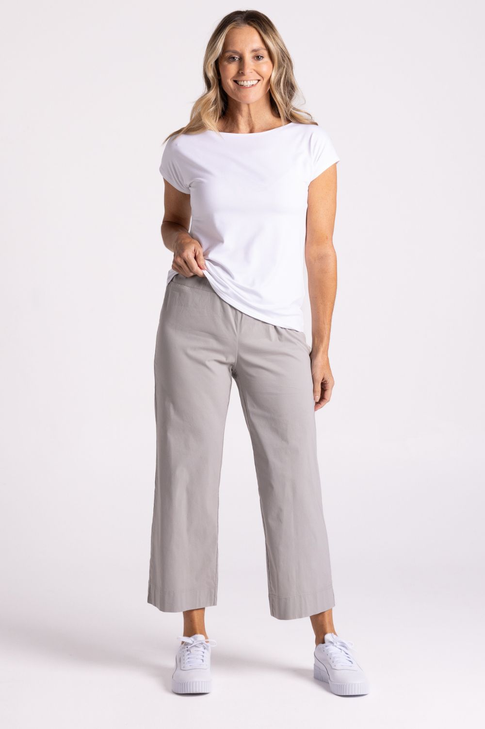 Silvermaple Collection The Ultimate Wide Leg Pant | Platinum_Silvermaple Boutique