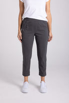 Silvermaple Collection The Ultimate 7/8 Cuff Pant | Gunmetal